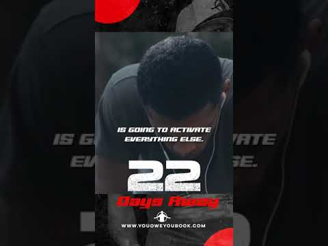 If you don't know what u want, then you've not begun to live yet. #YouOweYou 22 more days to go.