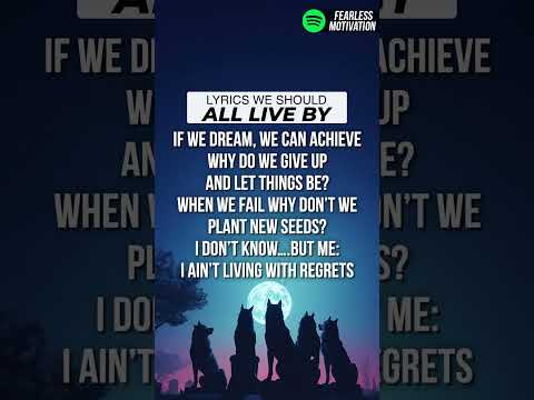 LYRICS we should ALL LIVE BY
